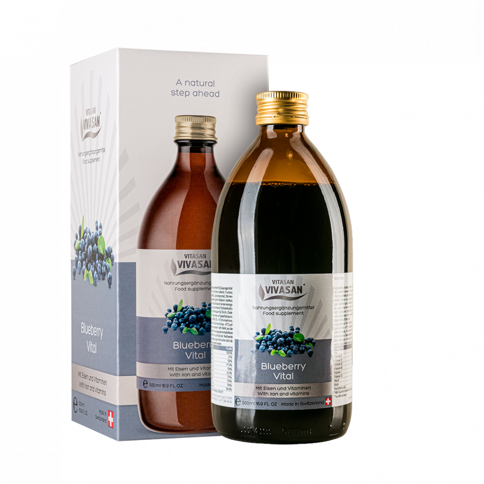 Напиток ЧЕРНИКА ВИТАЛ (Blueberry Vital) 500мл