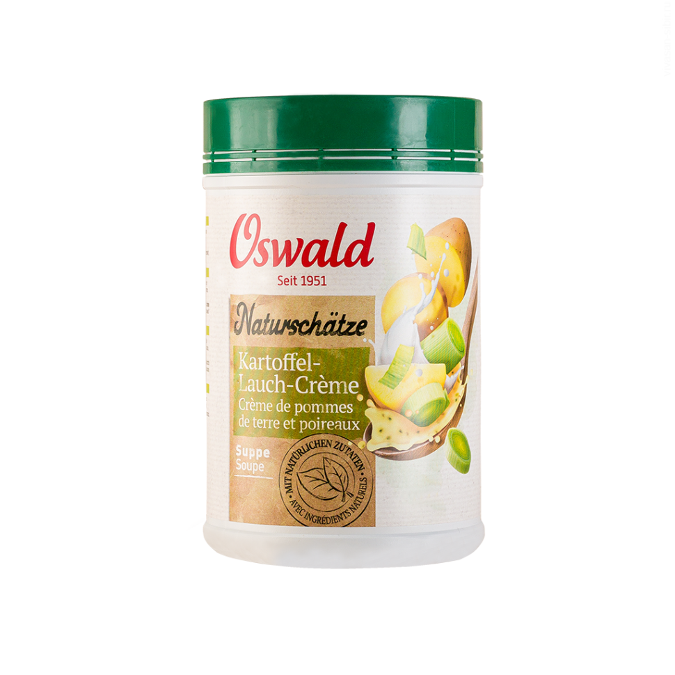Крем - суп картофельный с луком - пореем Oswald