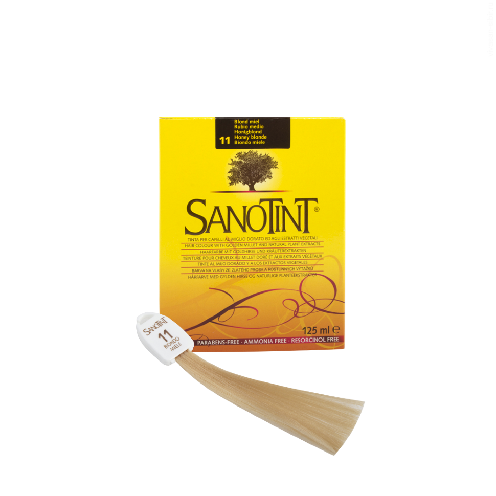 Краска для волос SanoTint Classic. МЕДОВЫЙ БЛОНДИН 11