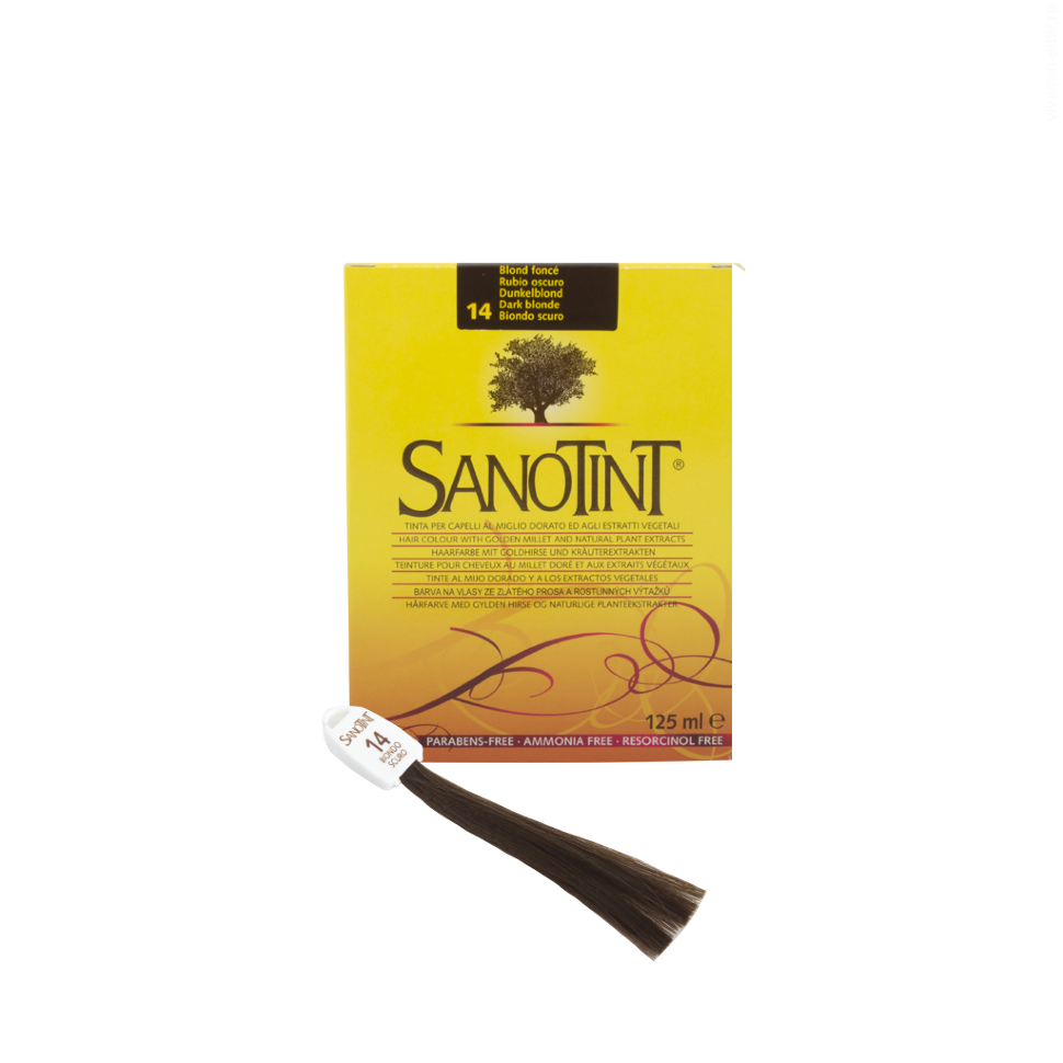 Краска для волос SanoTint Classic. ТЕМНО-РУСЫЙ 14