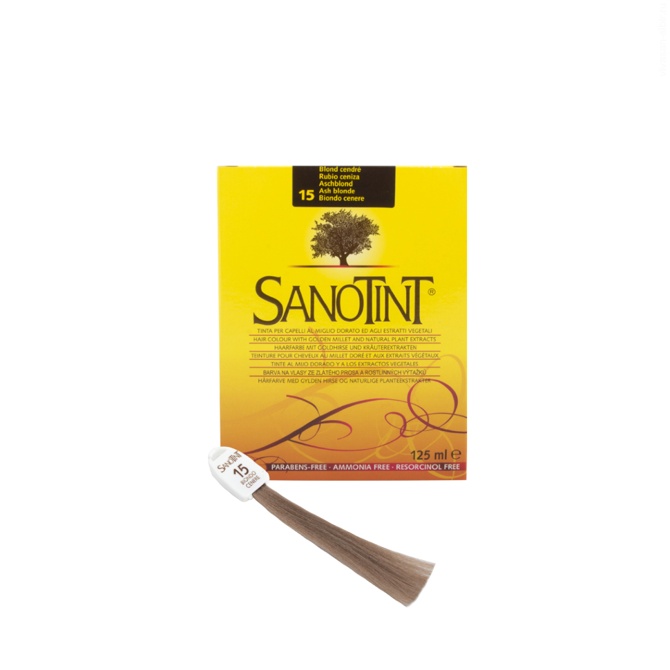 Краска для волос SanoTint Classic. ПЕПЕЛЬНО-РУСЫЙ 15
