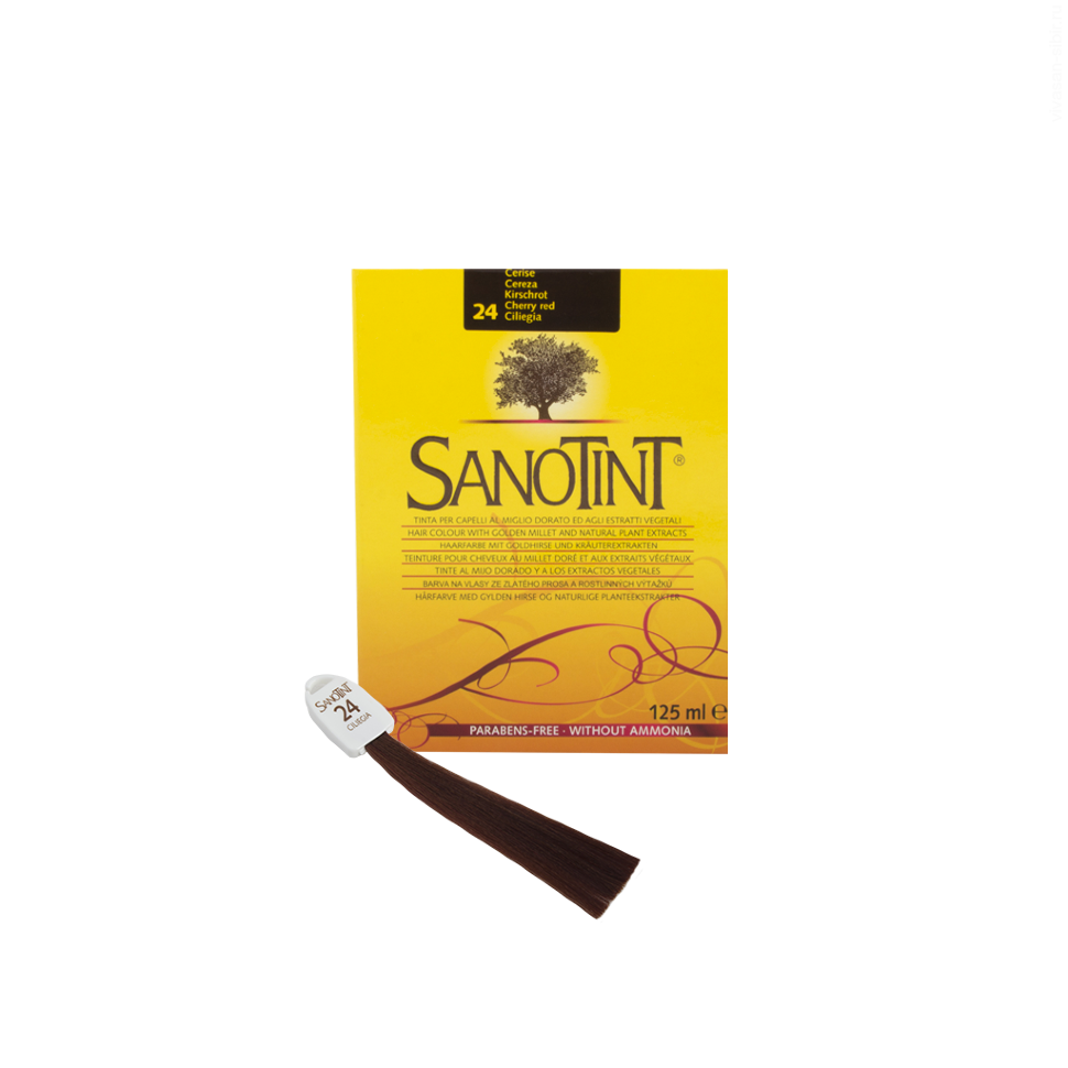Краска для волос SanoTint Classic. КРАСНАЯ ВИШНЯ 24
