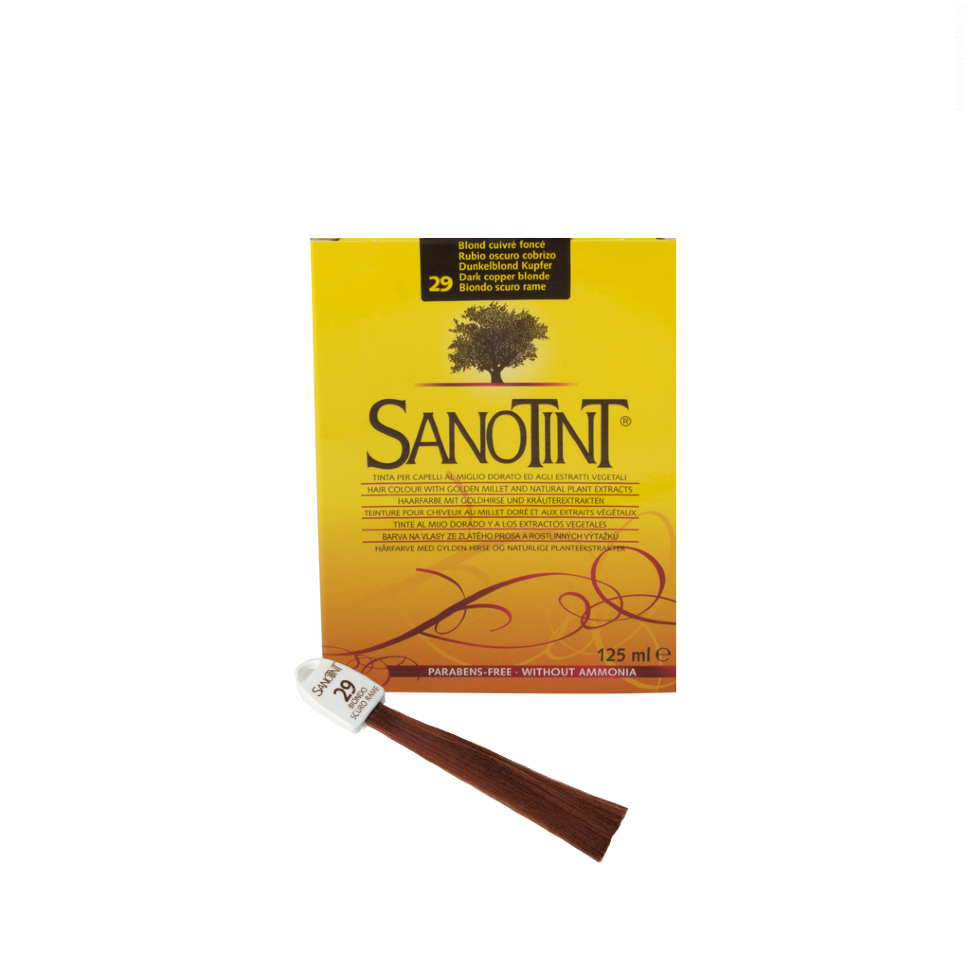 Краска для волос SanoTint Classic. ТЕМНО-РУСЫЙ МЕДНЫЙ 29