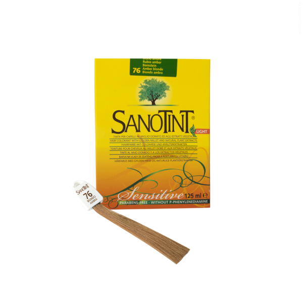 Краска для волос SanoTint Light. ЯНТАРНО-РУСЫЙ 76